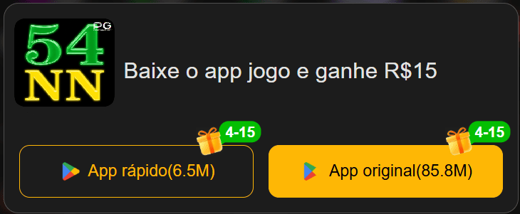 Aplicativo móvel 54nn para iOS e Android